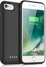 Cover Batteria per Iphone 6S/6/7/8/Se 2022, 4,7", 6000Mah Cover Caricabatterie C