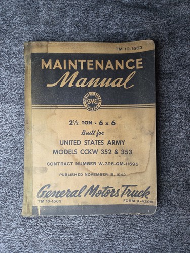 1942 army maintenance manual - 1942,