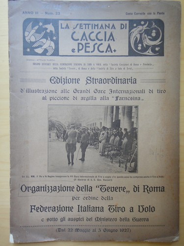 1927 settimana caccia e - caccia,