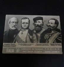 ITALIA 61 TORINO CELEBRAZIONI DEL CENTENARIO DELL'UNITÀ D'ITALIA  CARTOLINA RARA