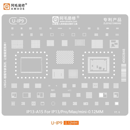 Amaoe ip9 stencil per - u-ip9,
