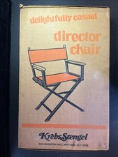 Sedia da regista vintage NOS