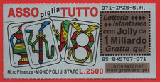 Gratta vinci lotteria asso - e,