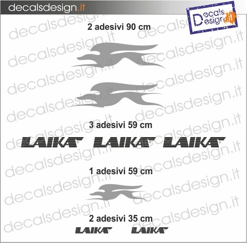 Kit adesivi camper laika - kit,