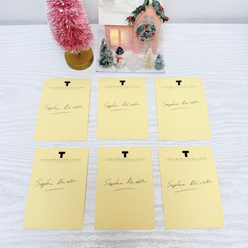 Six signed bookplates - (6),
