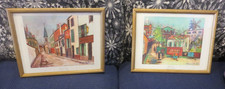(2) Maurice Utrillo Framed