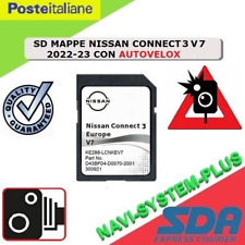 SD MAPPE NISSAN CONNECT 3 V7 2022-23 EUROPA + AUTOVELOX OMAGGIO ????????