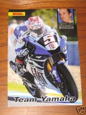 CARTOLINA POSTCARD TEAM YAMAHA COLIN EDWARDS 5