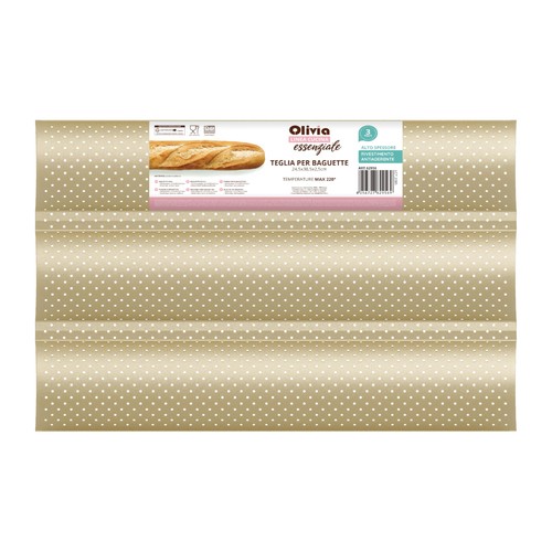Teglia per baguette posti - per, 3