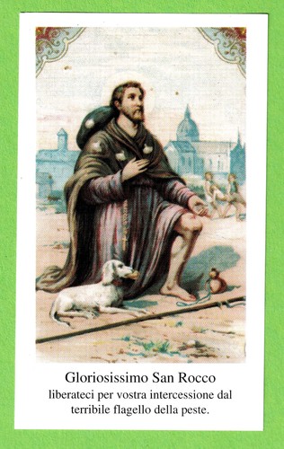 Santino holy card image - card,