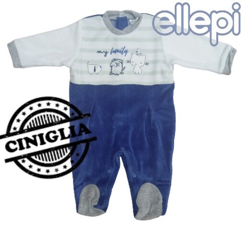 Tutina ciniglia neonato ellepi - tutina,