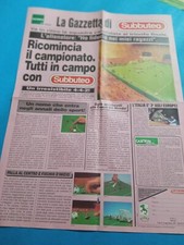 LA GAZZETTA DI SUBBUTEO CAMPIONATO 1996?  SQUADRE COPPE GIOCO CALCIO