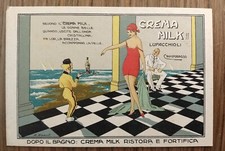 CARTOLINA PUBBLICITARIA ROMOLI CAMPOBASSO CREMA LUPACCHIOLI