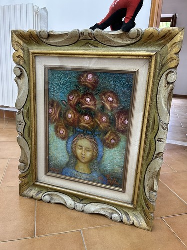 Dipinto olio primo sinigaglia - olio,