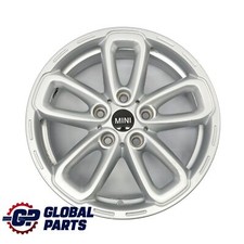 Mini R60 R61 Silver Cerchio In Lega 17" 7J Et:50 Triangolo Raggi 141 9811730