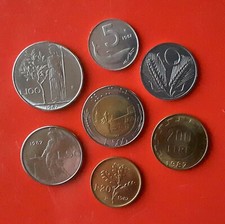 SERIE 7 VALORI 5-10-20-50-100-200-500 LIRE 1987 - FDC DA ROTOLINO O DIVISIONALE