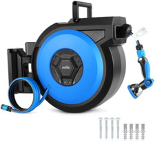 Himimi Avvolgitubo da Giardino 20m + 3 metri, Arrotolatore Tubo Acqua Parete con