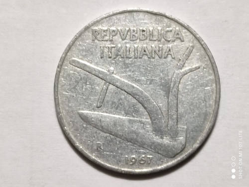 Moneta lire spiga aratro - moneta,