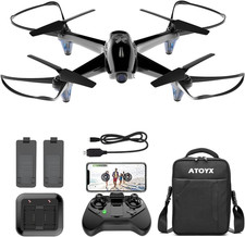 Drone Con Telecamera  Elicottero Pieghevole Telecomando Wifi Con Modalità Headle