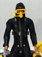 Big Jim Sub Dive To Danger 1977 Mattel 9915 Sommozzatore Muta