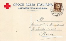 561) CROCE ROSSA ITALIANA SOTTOCOMITATO DI SULMONA, AQUILA.