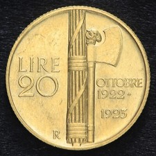VITTORIO EMANUELE III 20 LIRE