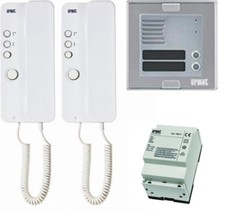 KIT CITOFONO BIFAMILIARE URMET