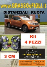 Kit 4 Distanziali Ruota For NISSAN NAVARA D23  2015 > NP300 3cm Wheel Spacers