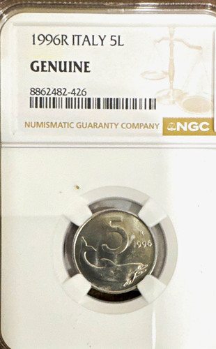 Moneta lire alluminio - moneta, 5