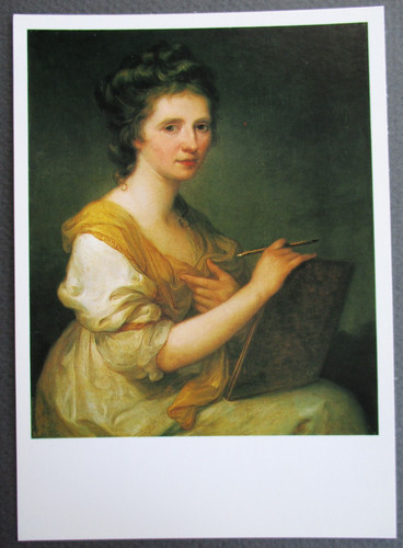 Art postcard angelica kauffman - art,