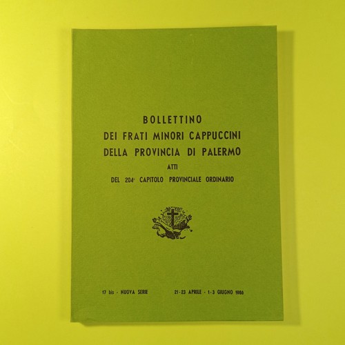 Bollettino dei frati minori - frati,