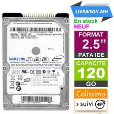 Disque dur IDE 2.5" Samsung 120 Go , PATA Pour Pc portable , NEUF