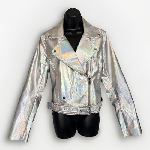 Giacca moto iridescente - giacca,