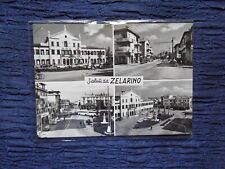 CARTOLINA CON SCRITTA SALUTI DA ZELARINO VENEZIA VEDUTINE DI FAVARO NON VIAGG.