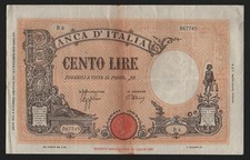 100 LIRE GRANDE "B" (FASCIO)
