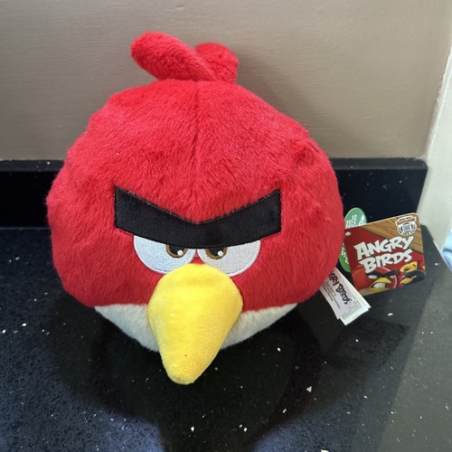 Peluche angry birds - angry, rosso