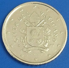 ?? VATICANO ?? COIN EUROCENT 50 CENTESIMI 2017 PAPA FRANCESCO BERGOGLIO 