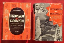 DIZIONARIO DELLE MERAVIGLIE Vert DIZIONARIO DEI CAPOLAVORI Gabrielli ULTRA 1948