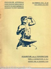 STRUMENTI MISURATORI TEMPERATURE PIROMETRI GALVANOMETRI FORNI 1913 Defries & C.