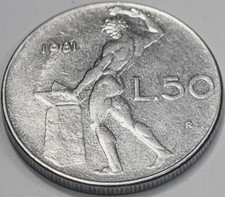 1981 Italy 50 Lire KM# 95.1 US