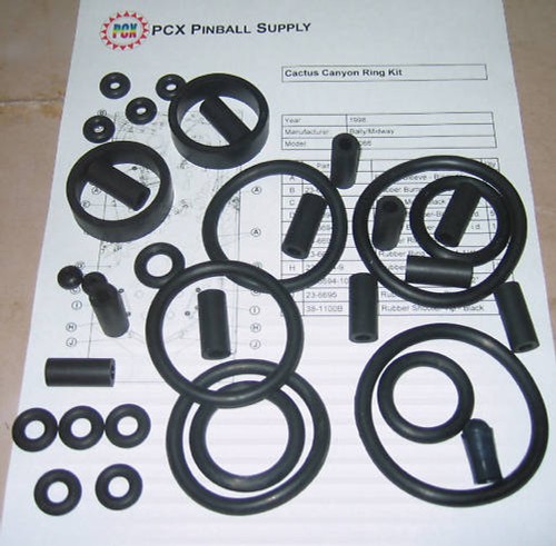 Kit anello gomma flipper