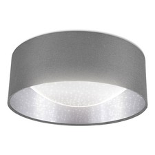 LED Plafoniera Tessuto Grigio