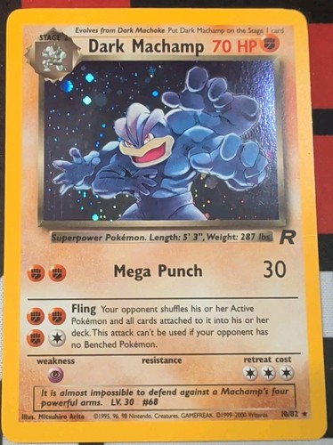 Dark machamp team rocket - machamp,