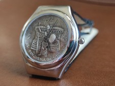 Premio Orologio da Polso Tusciart CARABINIERI Made in Italy Quadrante Argento 925