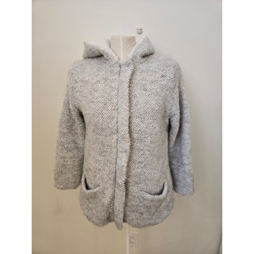 Zara girls gray bouclé - zara,