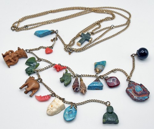 Collana vintage ottone - vintage, catena