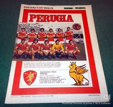 Guerin Sportivo Allegato Maxi POSTER STORY 1978-79 "PERUGIA" misure 60 x 90 cm.