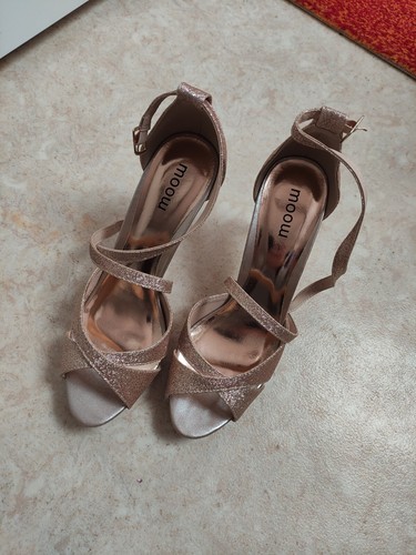 Scarpe donna tacco - tacco, oro