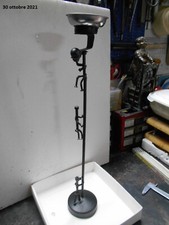 Scultura moderna in ferro - da collezione- Portacandela/Svuotatasche