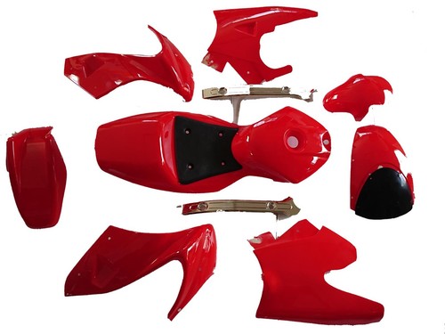 Kit carene completo rosso con
